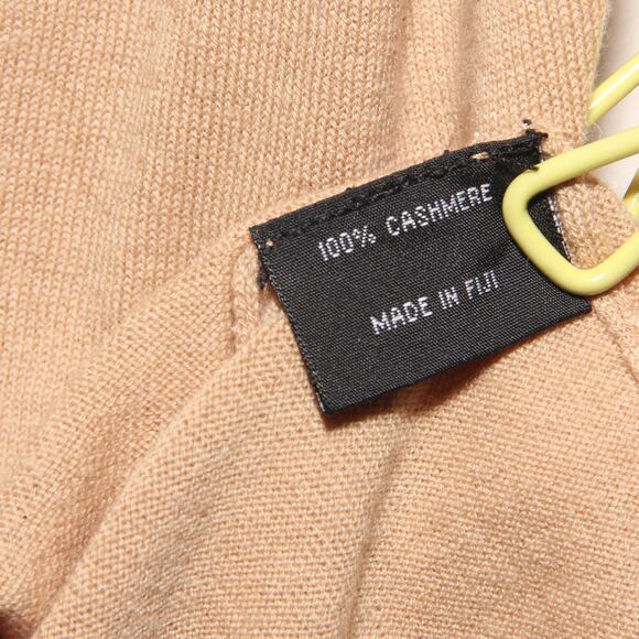 Prague 100% cashmere Turtleneck Sleeveless Sweater Size Large - Picture 7 of 7